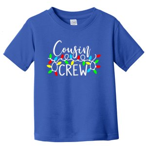 Christmas Cousin Crew Christmas Light Xmas Matching Family Cute Gift Toddler T-Shirt