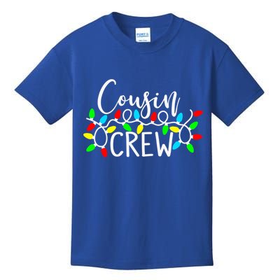 Christmas Cousin Crew Christmas Light Xmas Matching Family Cute Gift Kids T-Shirt
