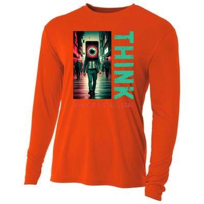 Conservative Cancel Culture Think While Its Still Legal Cooling Performance Long Sleeve Crew