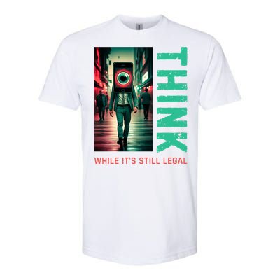 Conservative Cancel Culture Think While Its Still Legal Softstyle® CVC T-Shirt