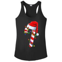 Candy Cane Crew Christmas Lights Family Matching Xmas Ladies PosiCharge Competitor Racerback Tank