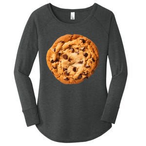 Chocolate Chip Cookie Women's Perfect Tri Tunic Long Sleeve Shirt