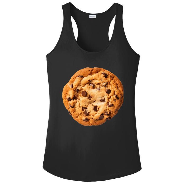 Chocolate Chip Cookie Ladies PosiCharge Competitor Racerback Tank