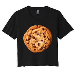 Chocolate Chip Cookie Women's Crop Top Tee