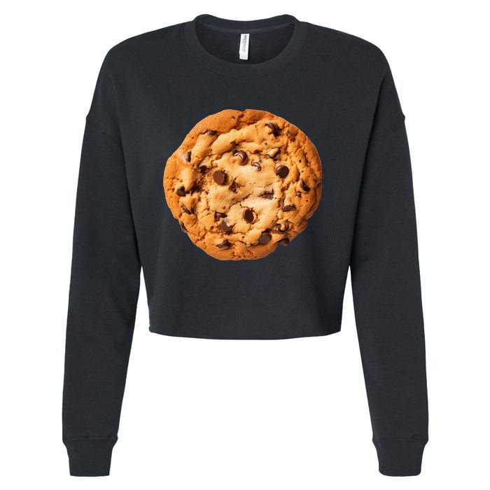 Chocolate Chip Cookie Cropped Pullover Crew