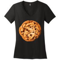 Chocolate Chip Cookie Women's V-Neck T-Shirt