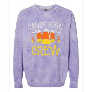 Candy Corn Crew Spooky Party Halloween Sweet Candy Colorblast Crewneck Sweatshirt