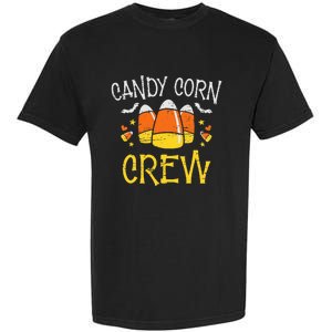 Candy Corn Crew Spooky Party Halloween Sweet Candy Garment-Dyed Heavyweight T-Shirt