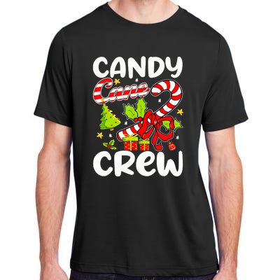 Candy Cane Crew Christmas Candy Cane Party Boys Girls Adult ChromaSoft Performance T-Shirt