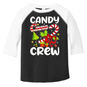 Candy Cane Crew Christmas Candy Cane Party Boys Girls Toddler Fine Jersey T-Shirt