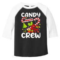 Candy Cane Crew Christmas Candy Cane Party Boys Girls Toddler Fine Jersey T-Shirt