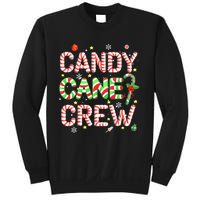 Candy Cane Crew Funny Christmas Candy Lover X-mas Pajamas Sweatshirt