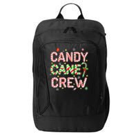 Candy Cane Crew Funny Christmas Candy Lover X-mas Pajamas City Backpack