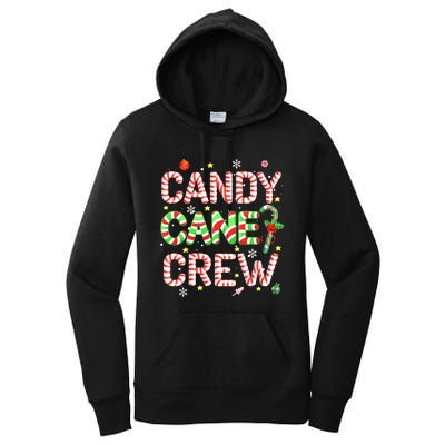 Candy Cane Crew Funny Christmas Candy Lover X-mas Pajamas Women's Pullover Hoodie