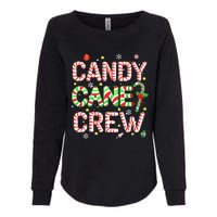 Candy Cane Crew Funny Christmas Candy Lover X-mas Pajamas Womens California Wash Sweatshirt