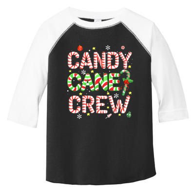 Candy Cane Crew Funny Christmas Candy Lover X-mas Pajamas Toddler Fine Jersey T-Shirt