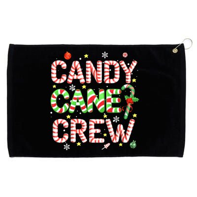 Candy Cane Crew Funny Christmas Candy Lover X-mas Pajamas Grommeted Golf Towel