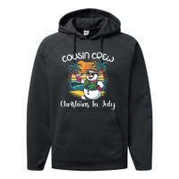 Cousin Crew Christmas In July & 4th Of July Family Matching Performance Fleece Hoodie