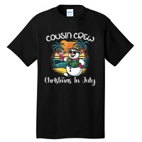 Cousin Crew Christmas In July & 4th Of July Family Matching Tall T-Shirt