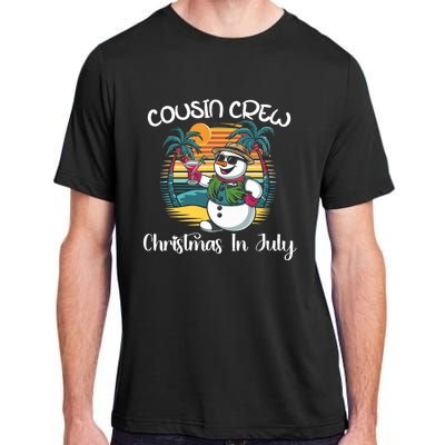 Cousin Crew Christmas In July & 4th Of July Family Matching Adult ChromaSoft Performance T-Shirt