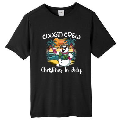 Cousin Crew Christmas In July & 4th Of July Family Matching Tall Fusion ChromaSoft Performance T-Shirt