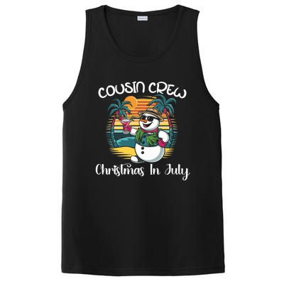 Cousin Crew Christmas In July & 4th Of July Family Matching PosiCharge Competitor Tank