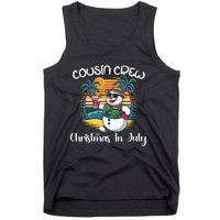 Cousin Crew Christmas In July & 4th Of July Family Matching Tank Top