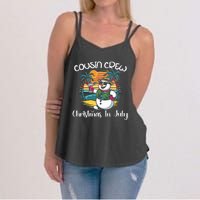 Cousin Crew Christmas In July & 4th Of July Family Matching Women's Strappy Tank