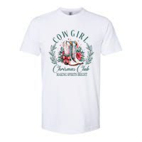 Cowgirl Christmas Club Making Spirit Bright Holiday Softstyle® CVC T-Shirt