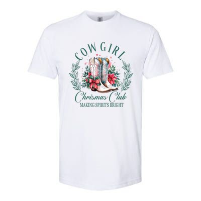 Cowgirl Christmas Club Making Spirit Bright Holiday Softstyle® CVC T-Shirt