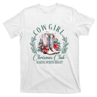 Cowgirl Christmas Club Making Spirit Bright Holiday T-Shirt