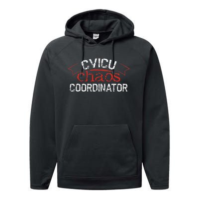 CVICU Chaos Coordinator Performance Fleece Hoodie