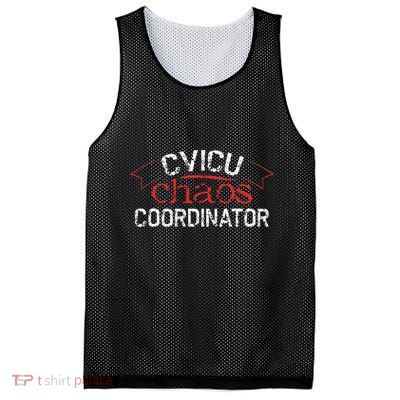 CVICU Chaos Coordinator Mesh Reversible Basketball Jersey Tank