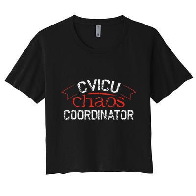 CVICU Chaos Coordinator Crop Top
