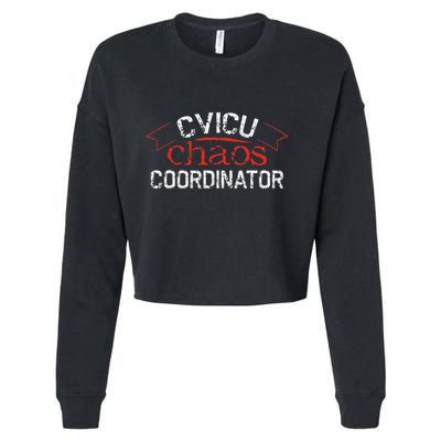 CVICU Chaos Coordinator Cropped Pullover Crew