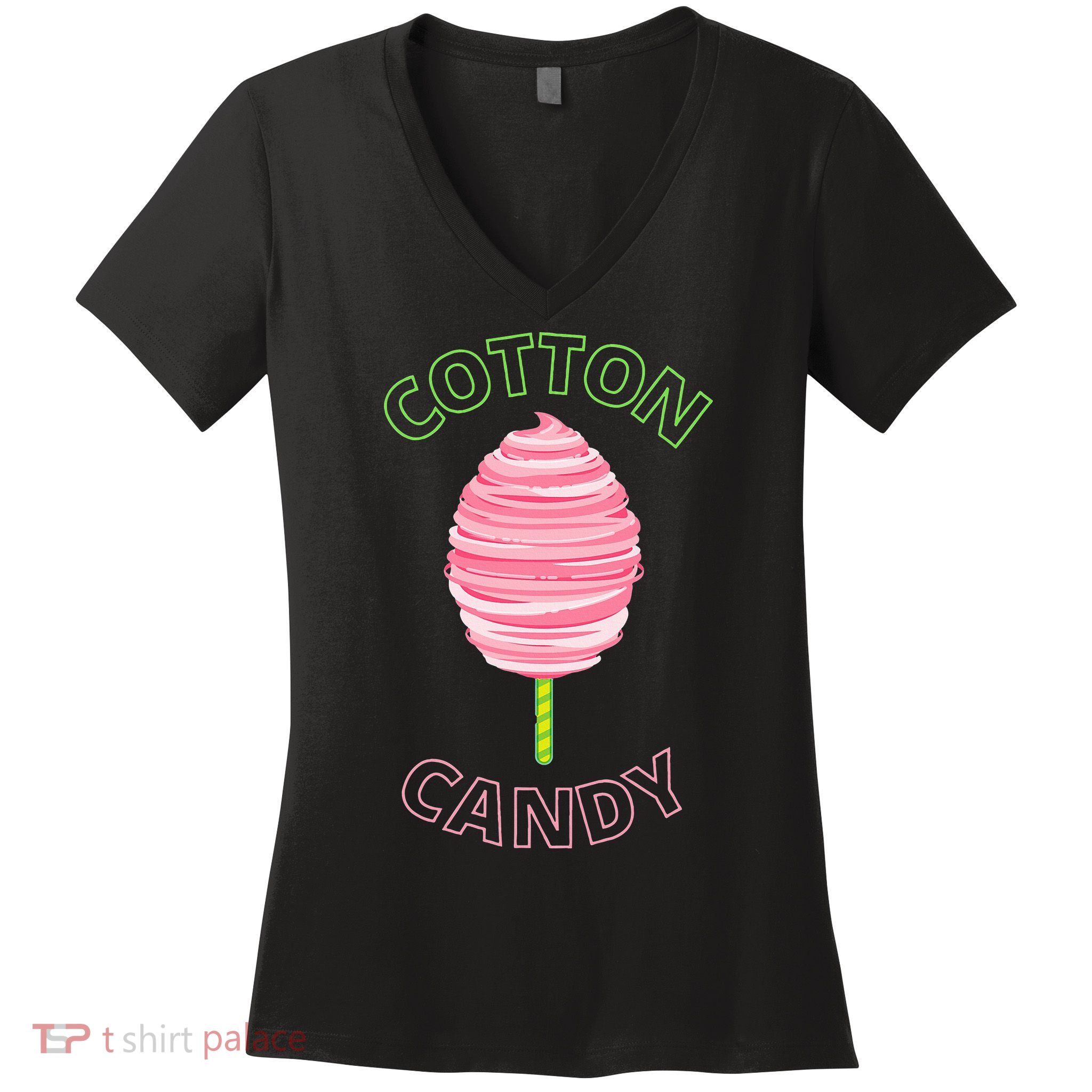 Cotton Candy Cone Women's V-Neck T-Shirt