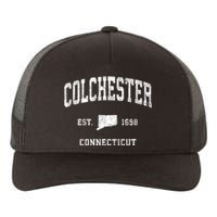 Colchester Connecticut Ct Vintage Athletic Yupoong Adult 5-Panel Trucker Hat