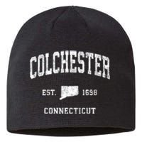 Colchester Connecticut Ct Vintage Athletic Sustainable Beanie