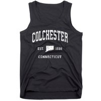 Colchester Connecticut Ct Vintage Athletic Tank Top