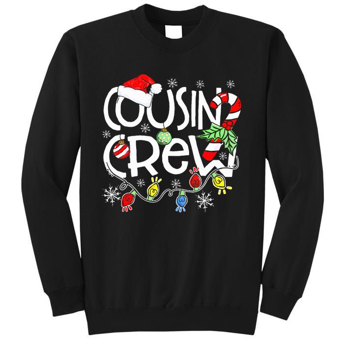 Christmas Cousin Crew Red Plaid Matching Pajama Gifts  Sweatshirt