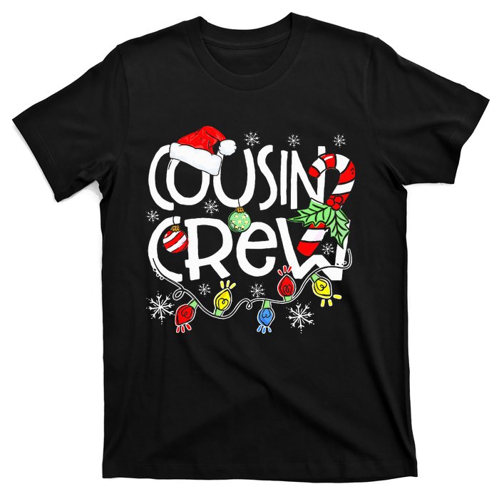 Christmas Cousin Crew Red Plaid Matching Pajama Gifts  T-Shirt