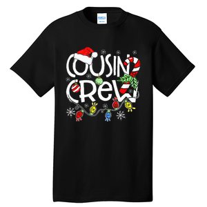 Christmas Cousin Crew Red Plaid Matching Pajama Gifts  Tall T-Shirt