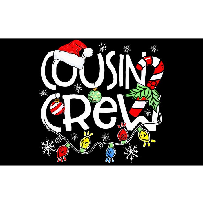 Christmas Cousin Crew Red Plaid Matching Pajama Gifts  Bumper Sticker