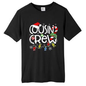 Christmas Cousin Crew Red Plaid Matching Pajama Gifts  Tall Fusion ChromaSoft Performance T-Shirt