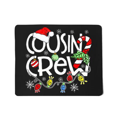 Christmas Cousin Crew Red Plaid Matching Pajama Gifts  Mousepad