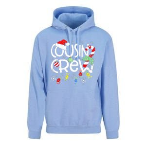 Christmas Cousin Crew Red Plaid Matching Pajama Gifts  Unisex Surf Hoodie