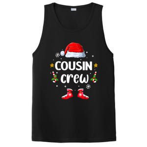 Cousin Crew Christmas Family Squad Naughty Matching Santa Gift PosiCharge Competitor Tank