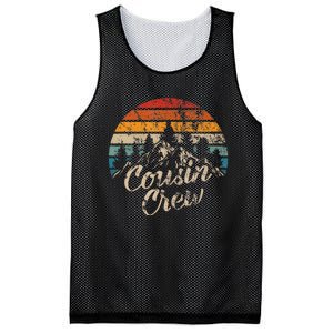 Cousin Crew Camping Outdoor Sunset Summer Camp Mesh Reversible Basketball Jersey Tank