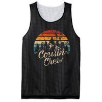 Cousin Crew Camping Outdoor Sunset Summer Camp Mesh Reversible Basketball Jersey Tank