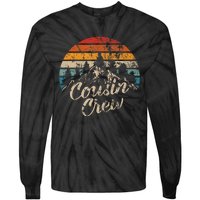 Cousin Crew Camping Outdoor Sunset Summer Camp Tie-Dye Long Sleeve Shirt